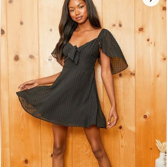 lulus skater dress black Black Skort Dress - Skater Dress - Black Romper